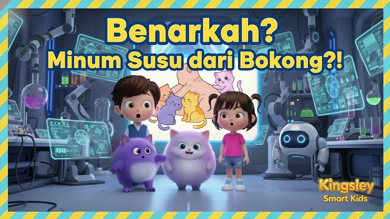 Benarkah Anak Kucing Minum Susu dari Bokong Ibunya? Fakta Aslinya Mengejutkan! | @Kingsleysmartkids 