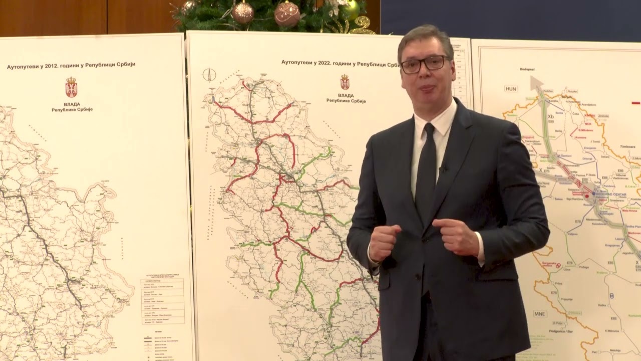 Beograd, Aleksandar Vucic predsednik Srbije, o izgradnji puteva