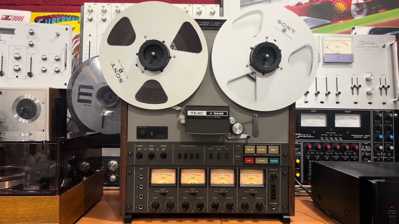 Tape Machine TEAC A-3440 , Hotel California - Eagles