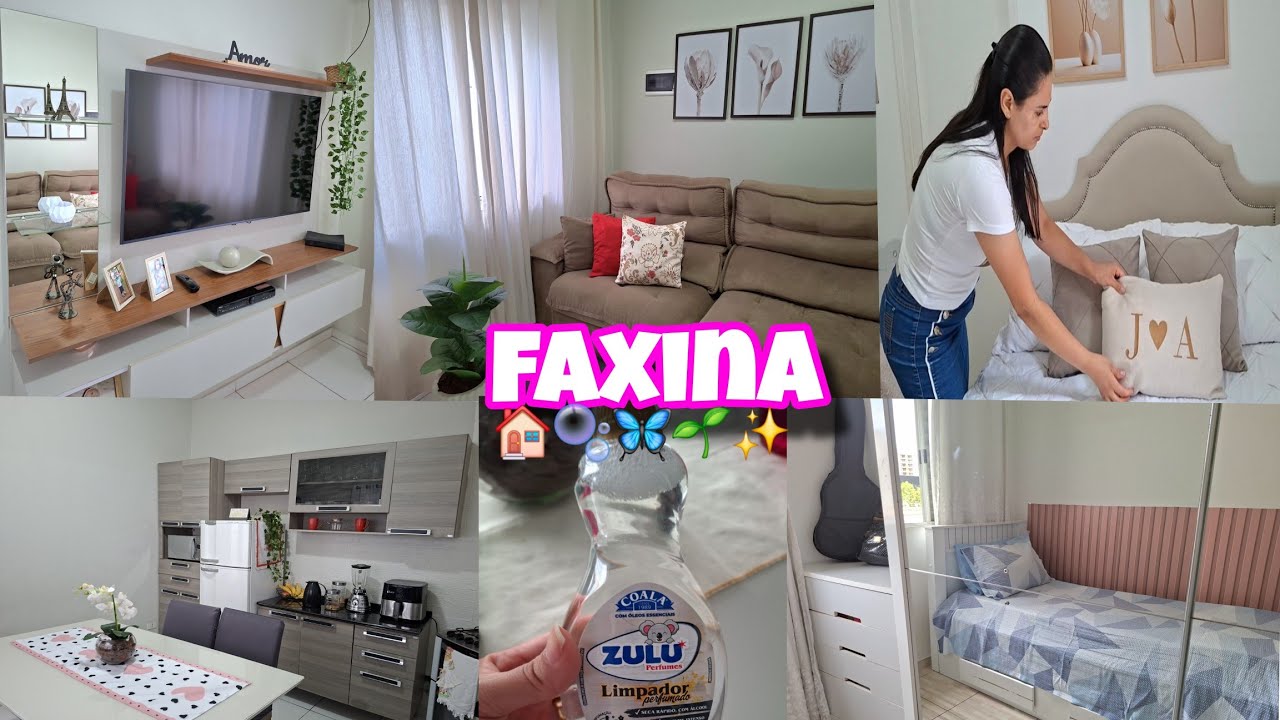 FAXINA ✨️LIMPEZA E ORGANIZAÇÃO COMPLETA DA CASA🏠DEIXANDO TUDO LIMPO 🤌