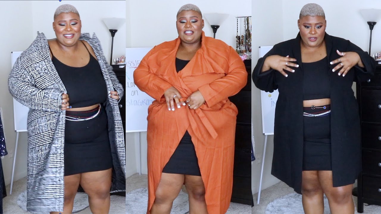 SHEIN jackets on a BIG BAWDY BENZ // PLUS SIZE FALL & WINTER JACKET HAUL
