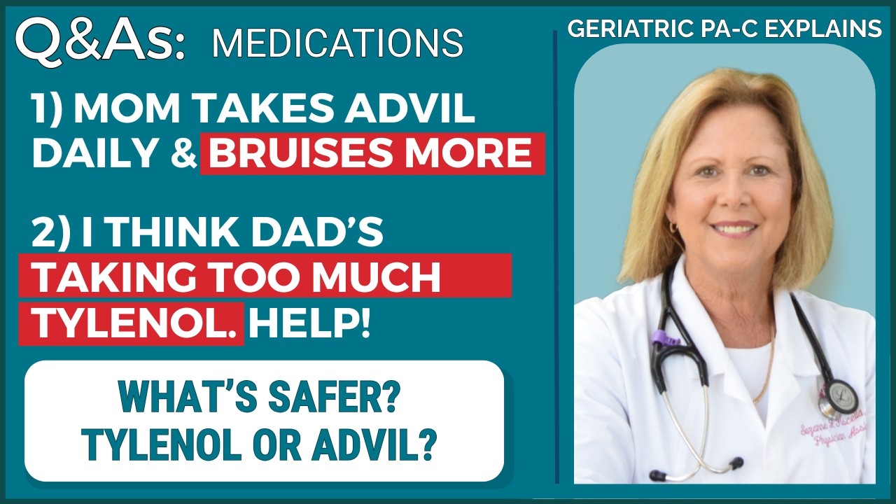 [Q&A] Which is safer for seniors? Advil or Tylenol?