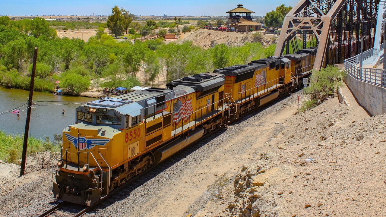 Union Pacific Trains In Yuma, AZ! (Part 1)