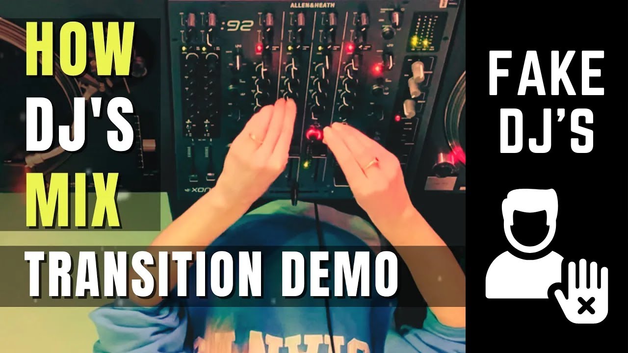 HOW REAL DJ's Mix -  Vinyl Transition with EQ in UNDER 3 MINS! NO FAKE DJ'S ⛔