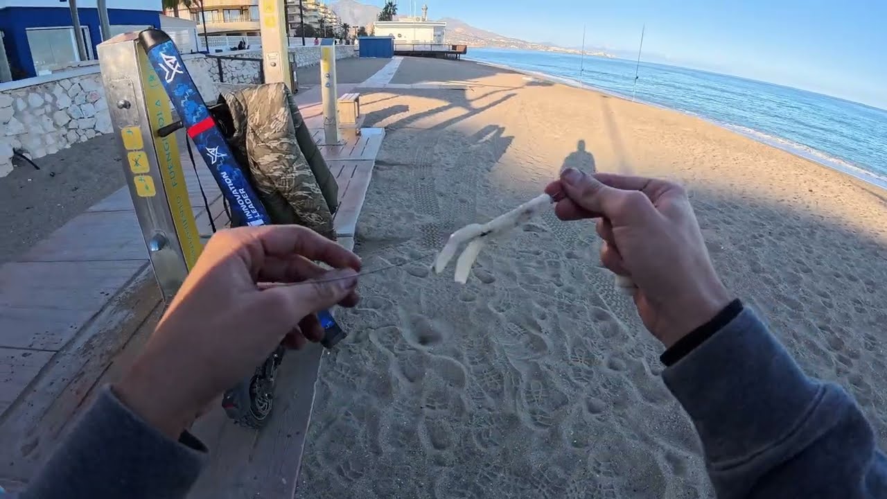 DICO SURFCASTING PLAYA FUENGIROLA MALAGA PRIMER VIDEO DEL CANAL!!