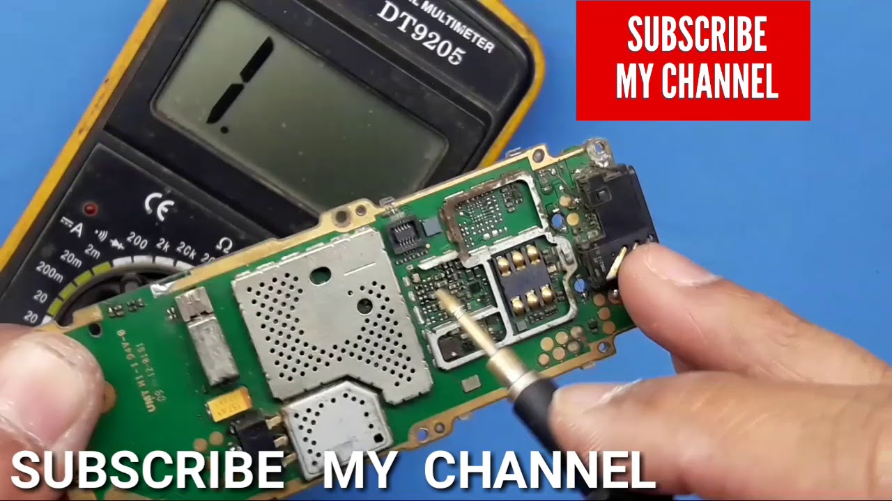 Nokia mobile 1200 1208 1209 ear speaker problem solution.