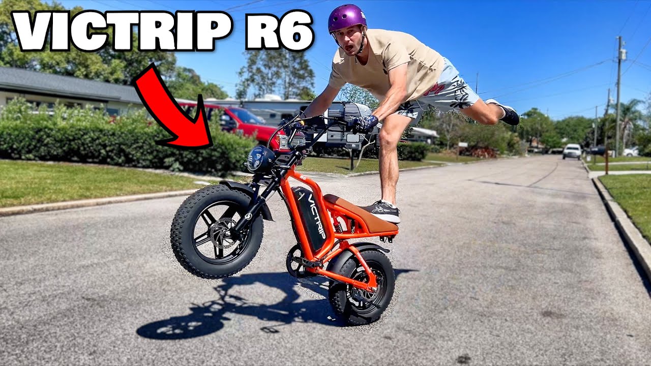 VICTRIP R6 Electric Bike Review! IT DOES WHEELIES
