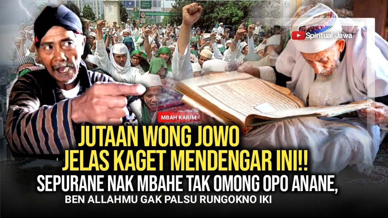 MERINDING!! Entah Siapa Yg Merasuki Mbah Karim Sampai Berani Bongkar Semua Ini || Ngaji Kejawen