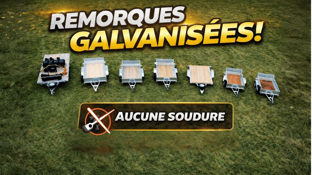 Remorque MétalXpert · Équipements Gentleman
