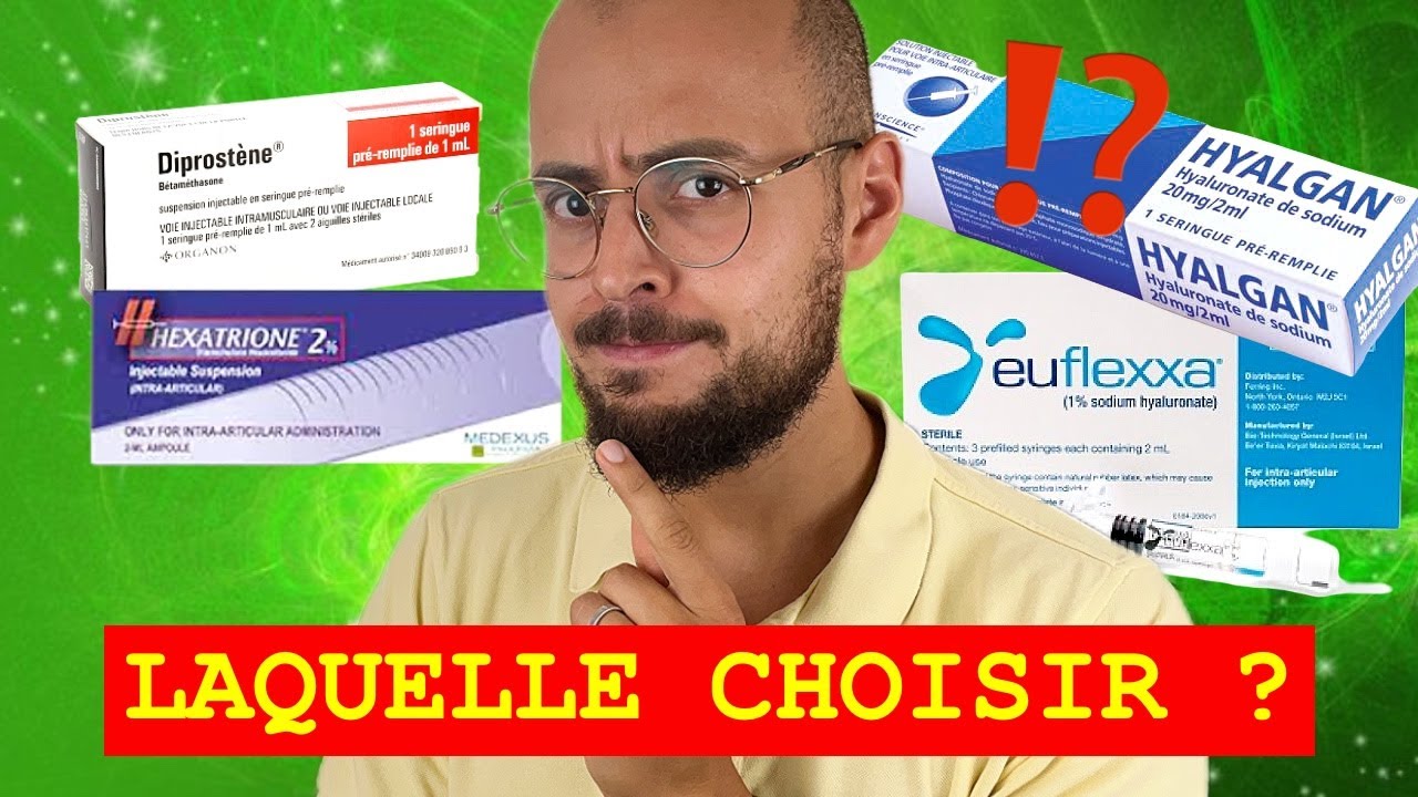 ARTHROSE : Infiltration de corticoïde ou d'acide hyaluronique ?