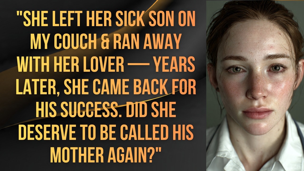 My sister ran away with her lover and left me with her seriously ill 10-year-old son..