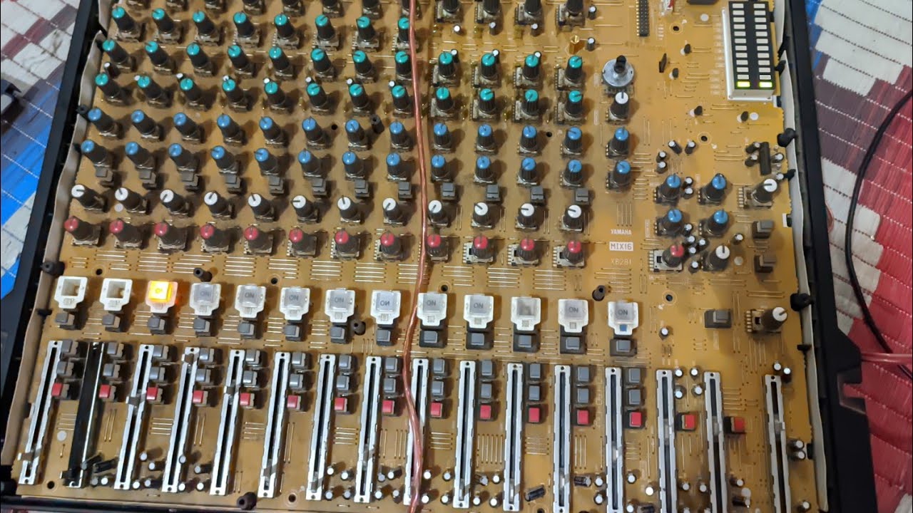 Yamaha Sound Mixer Servicing#Mg166cx#yamaha#electrical #electronic