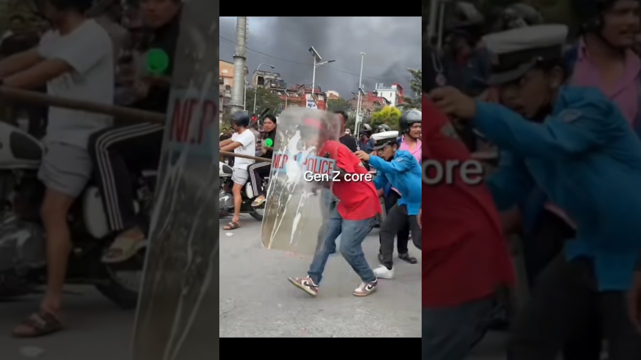 Funny moments of Genz protest 😆😂🤣#genz #fyoupage #protest #funnyvideo