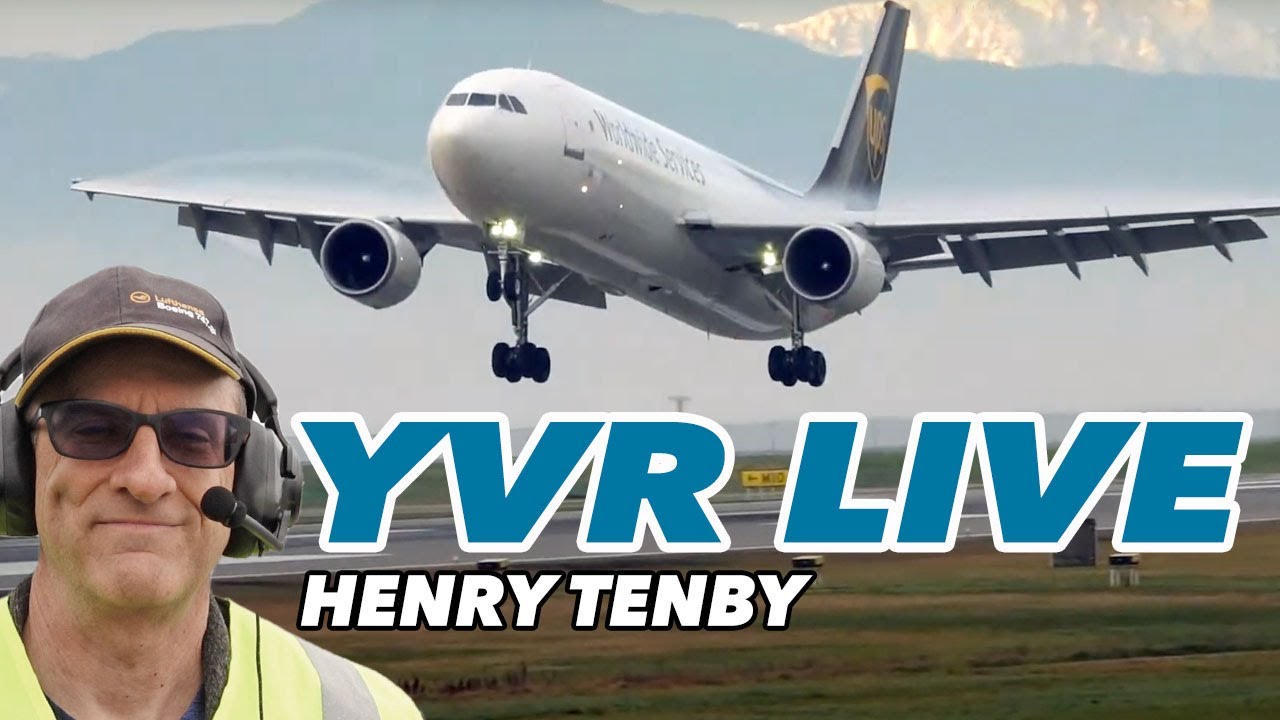 YVR Vancouver Airport LIVE plane spotting with Henry Tenby | JAN 09 2025