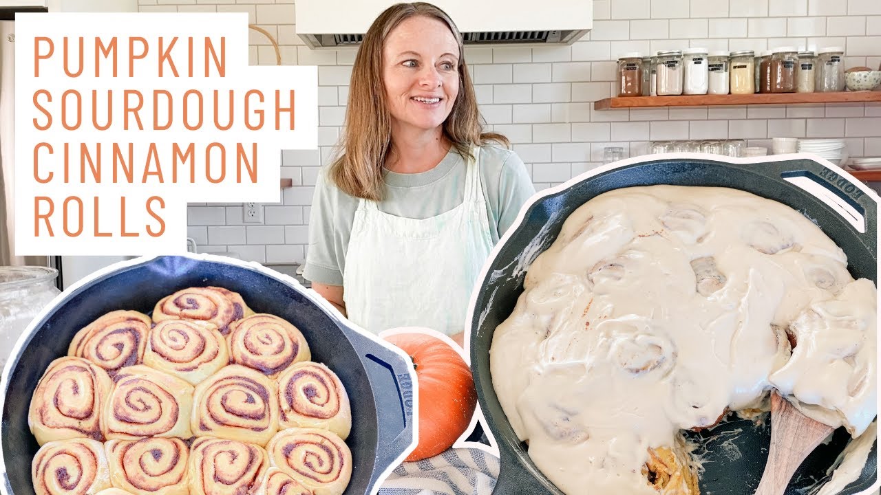 Cinnamon Pumpkin Sourdough Rolls Recipe