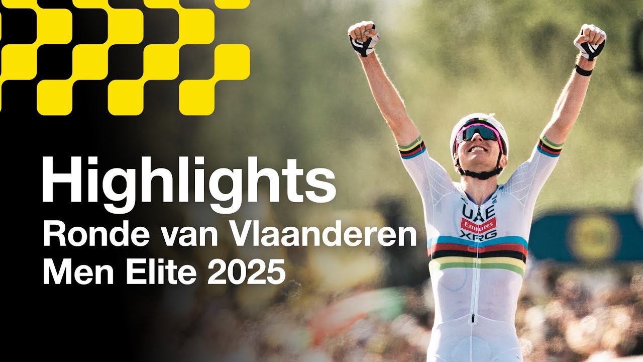 Радужная мостовая Тадея Погачара 🌈 | Лучшие моменты тура по Фландрии 2025