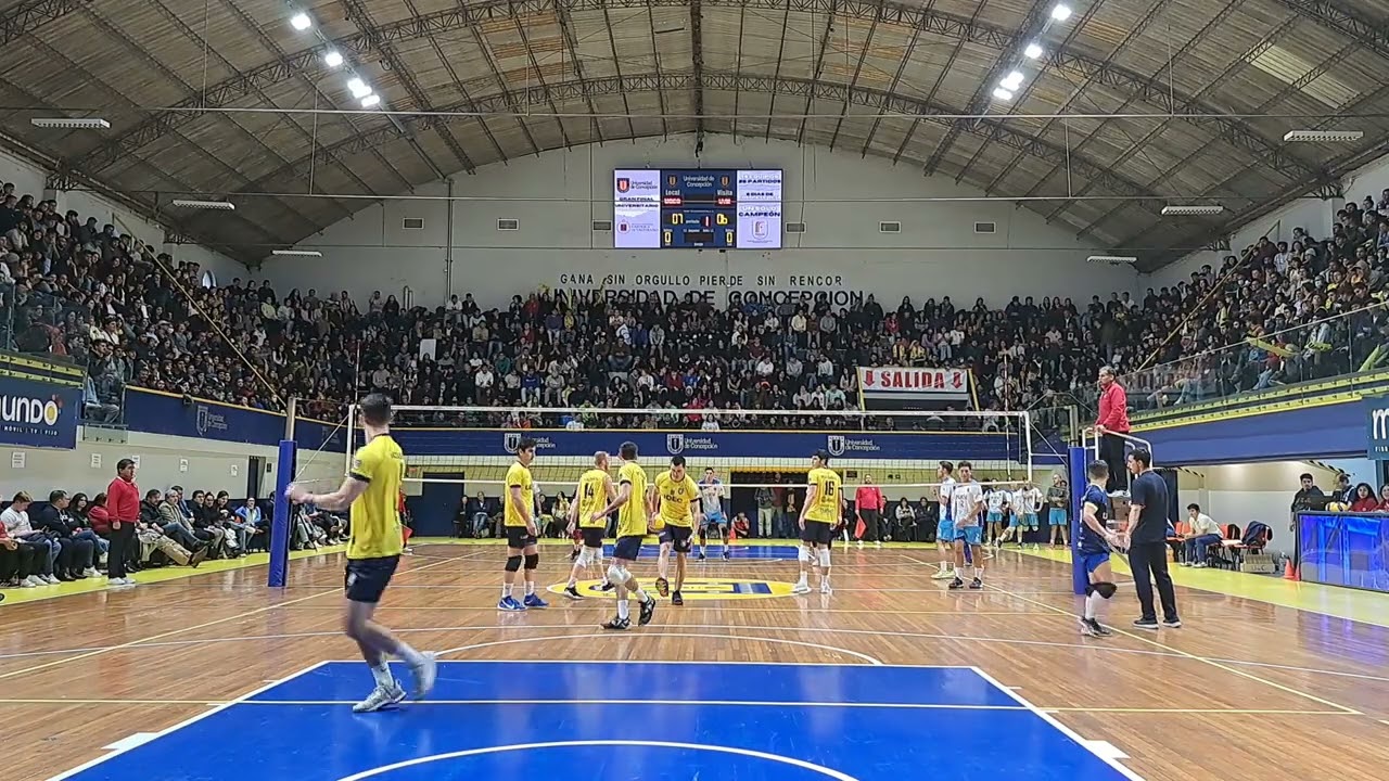 FINAL NACIONAL UNIVERSITARIO FENAUDE 2022 UDEC 3 - 1 PUCV VARONES