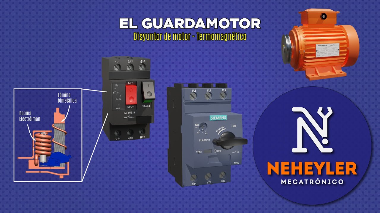 El GUARDAMOTOR Bien Explicado | Como funciona | Partes | Seleccionar para un Motor