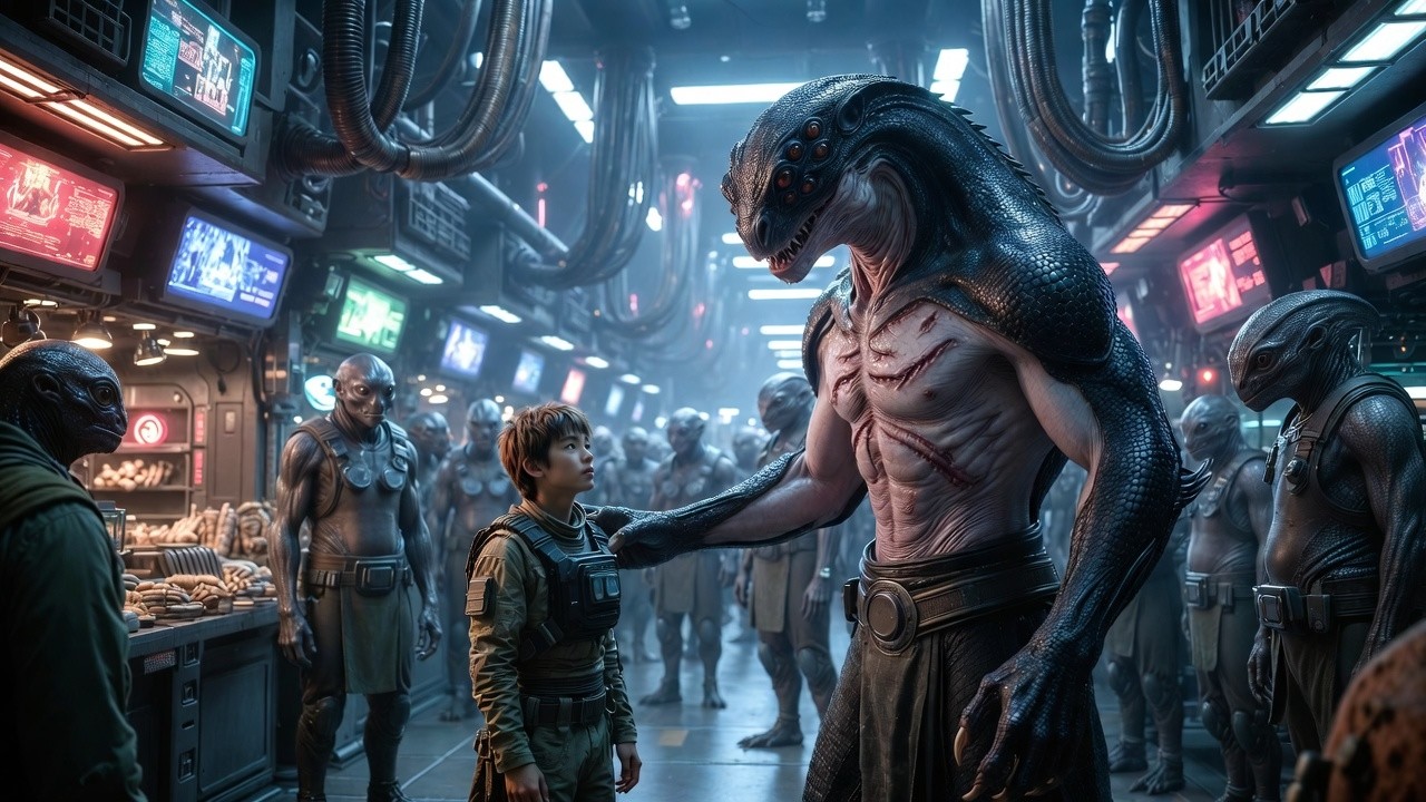 Young Human Earns Respect of Galaxy’s Deadliest Hunters