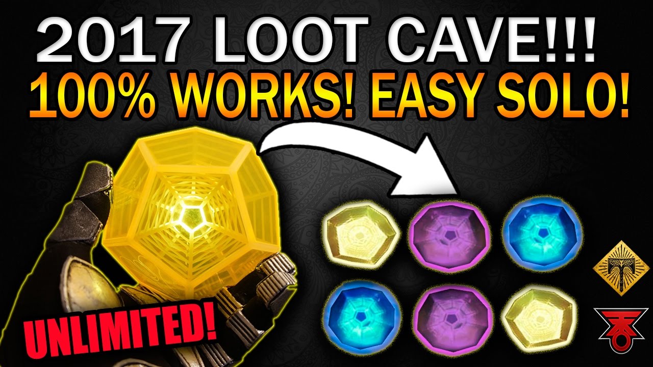 Destiny | HOW TO FARM FOR UNLIMITED ENGRAMS GLIMMER WEAPON/ARMOR PARTS & MORE! EASY SOLO LOOT CAVE!