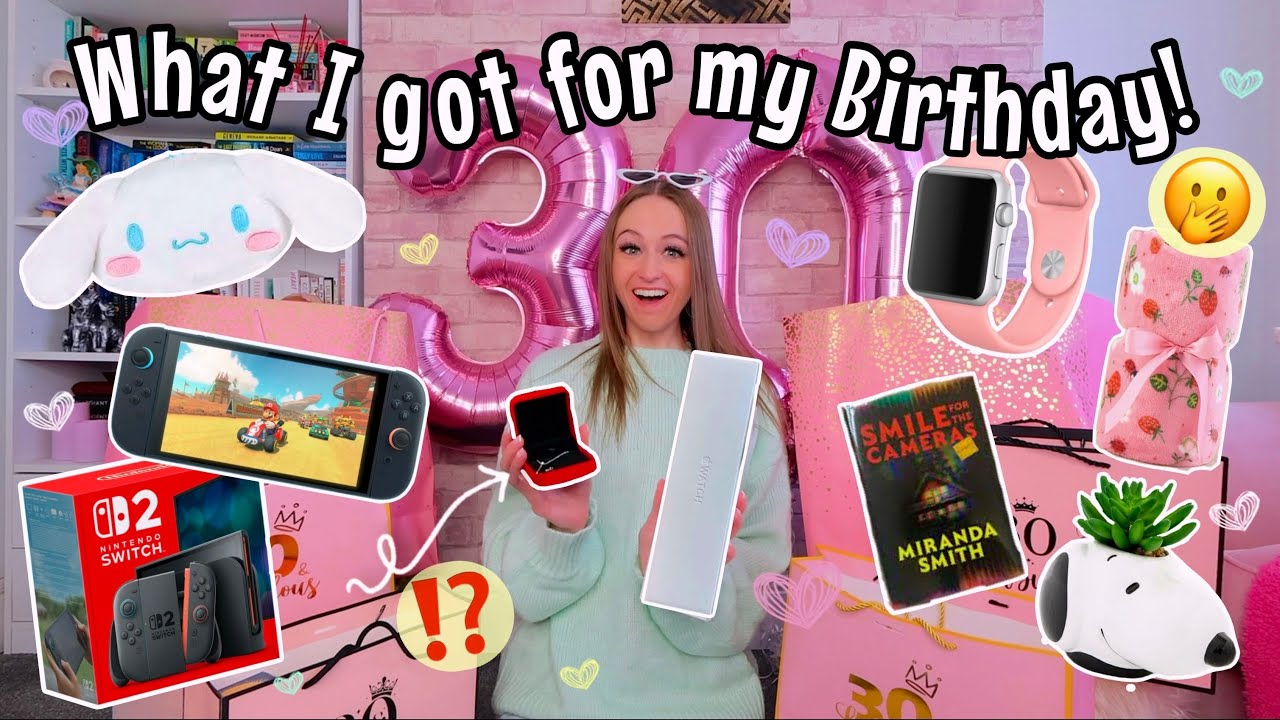 WHAT I GOT FOR MY BIRTHDAY 2025!!🥳🎁🎀🧁✨ *30TH BIRTHDAY HAUL OMG🙈* | Rhia Official♡