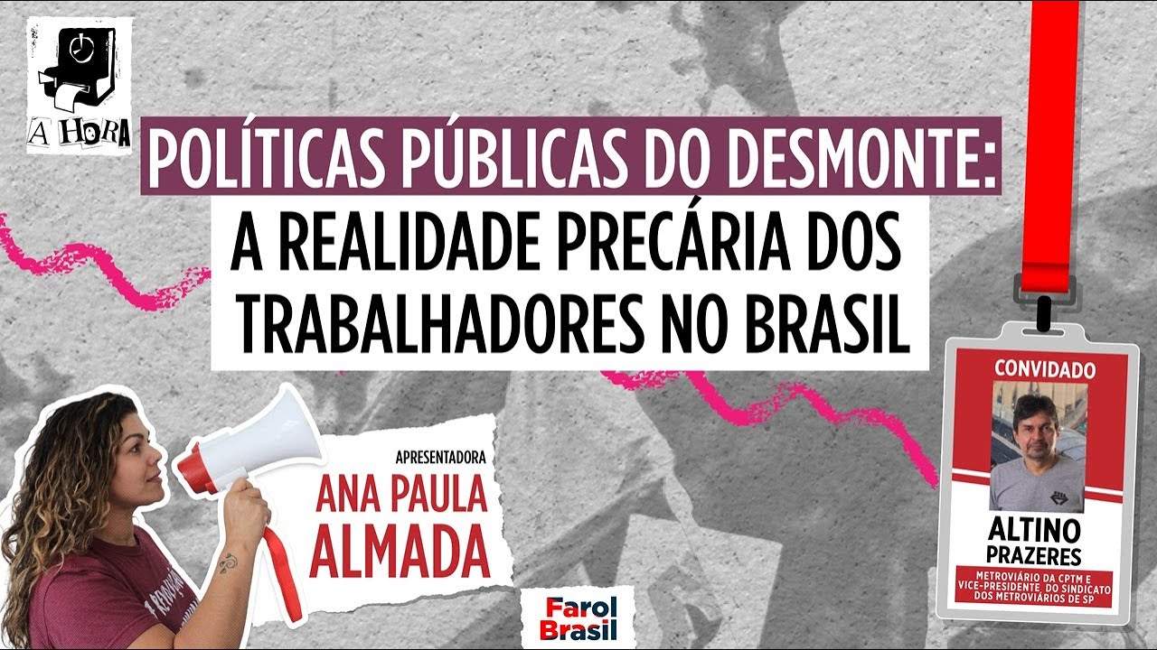 Políticas públicas do desmonte | Entrevista com Altino Prazeres