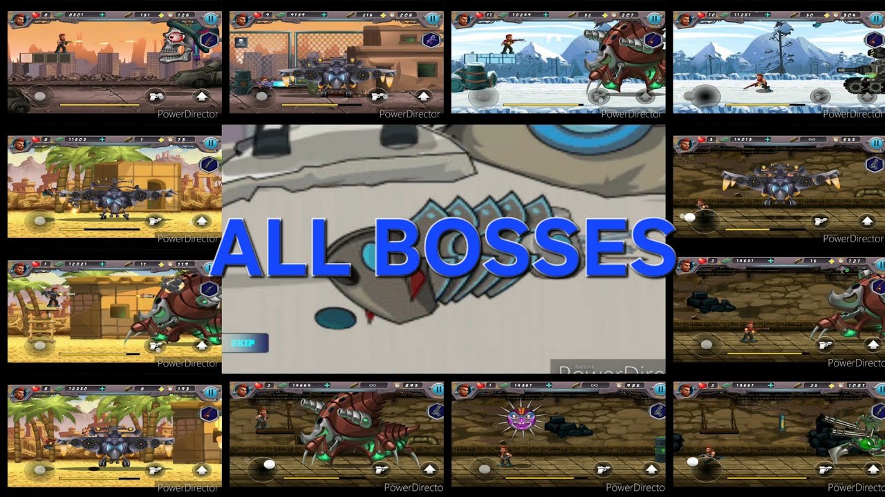 Metal Guns Soldier legend All Bosses (No Damage) Fight