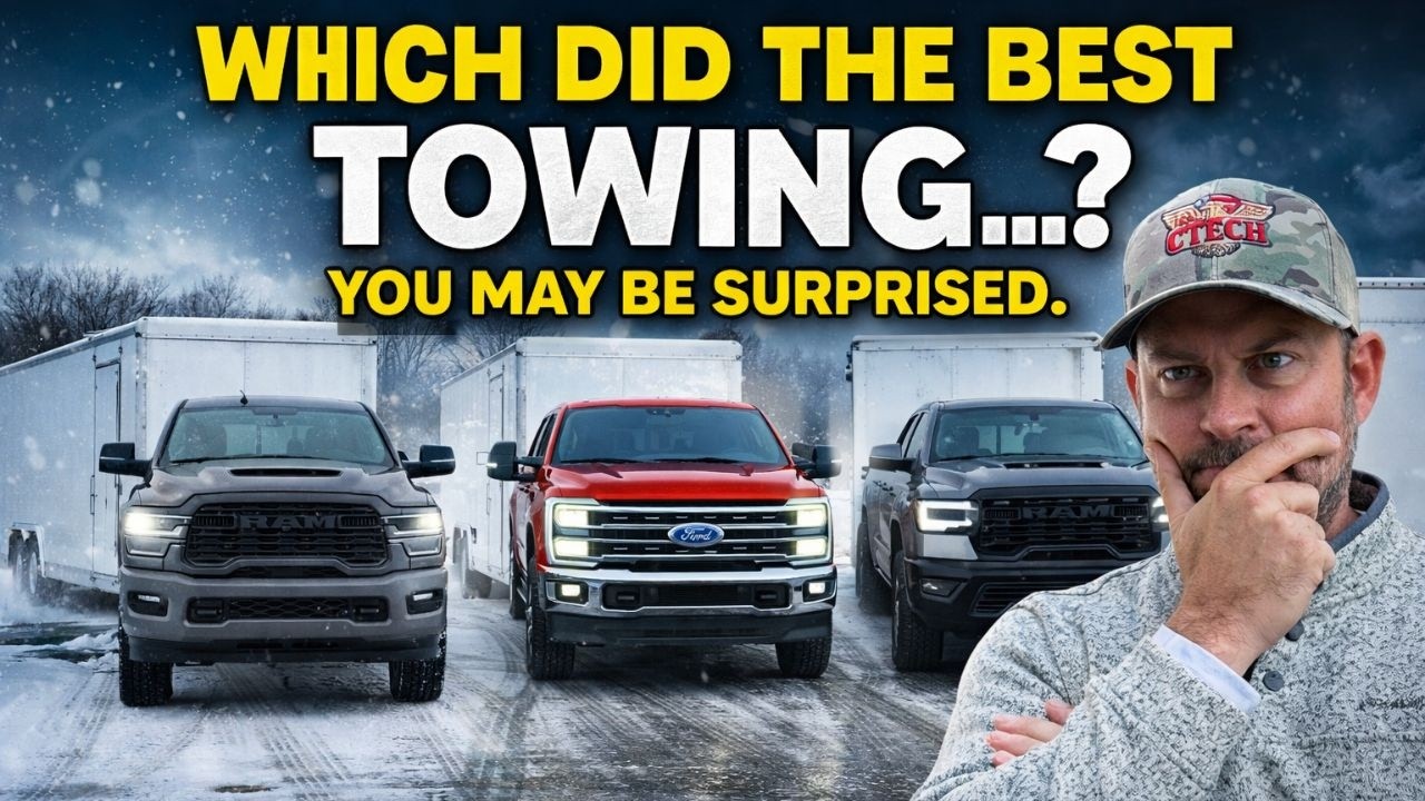 Сравнительное сравнение грузовиков для буксировки в 2026 году: Ford F-250 Powerstroke против Ram ...
