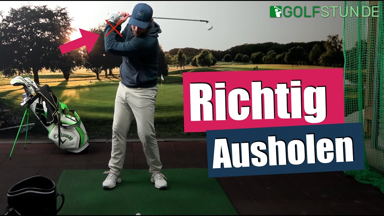 Die richtige Länge beim Ausholen (Golfschwung)