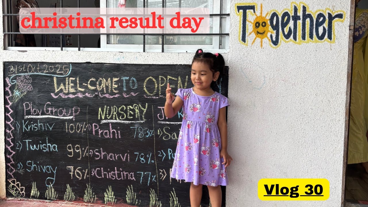 День экзаменационного табеля Кристины || семейный видеоблог ❤️