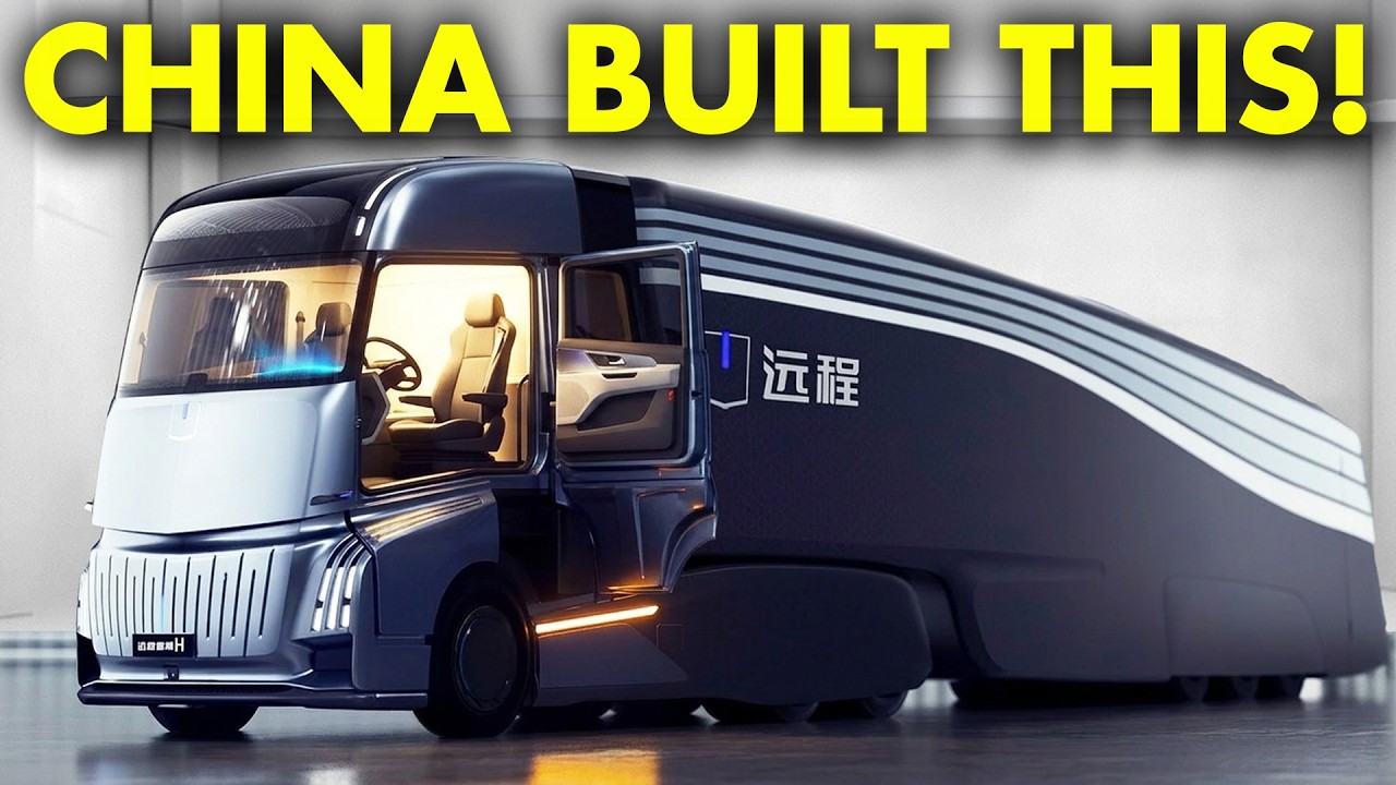 Новые автономные грузовики Китая изменили всё!