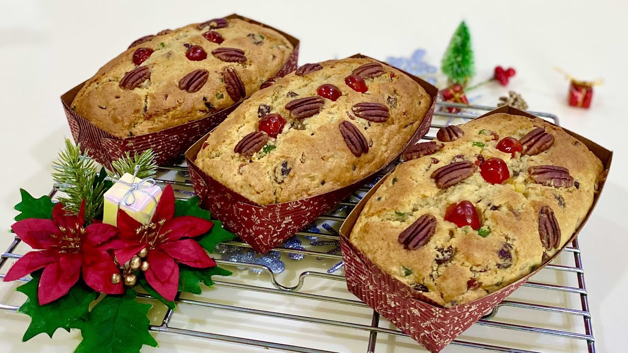 Light Fruit Cake| Sourdough Starter Discard Version