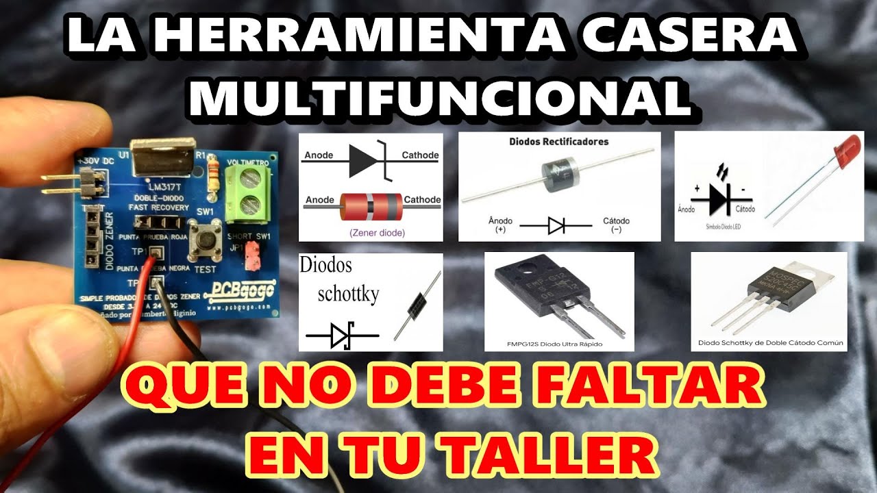 ✅LA FANTASTICA HERRAMIENTA MULTIFUNCIONAL QUE DEBES TENER EN TU TALLER 👀👉 MIDE TODOS LOS DIODOS!