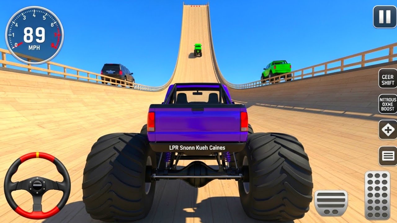 Monster Truck Racing Only for Pros