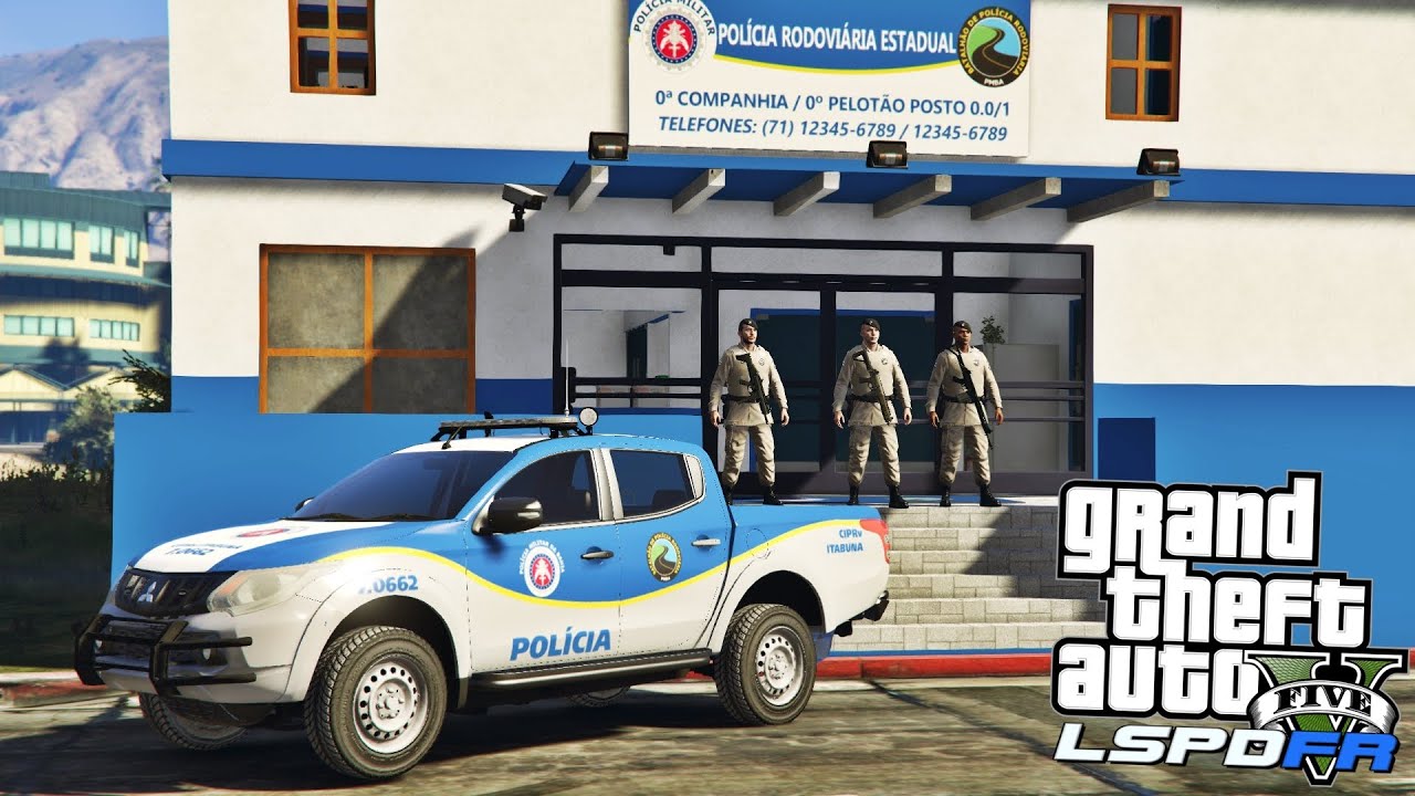 GTA V PMBA - POLÍCIA RODOVIÁRIA REFORÇA PATRULHAMENTO NO CARNAVAL | MITSUBISHI L200 - CIPRv ITABUNA