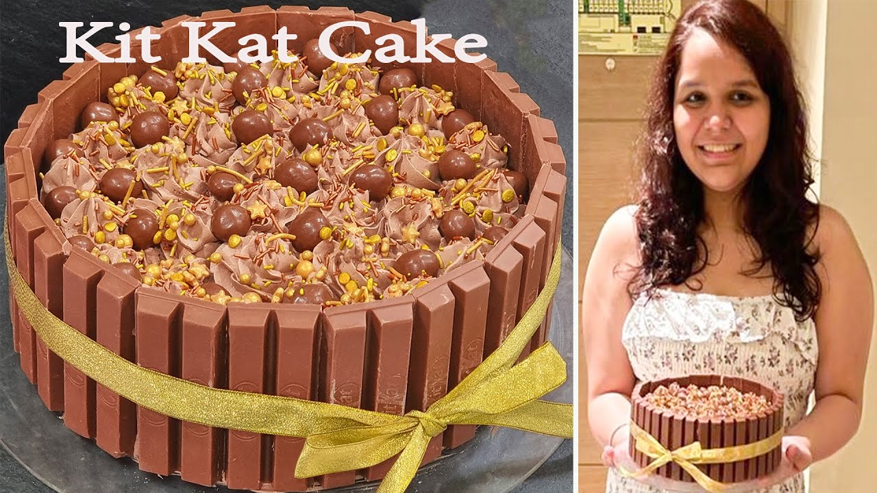 Kit Kat Cake | How To Make Kit Kat Cake Recipe | किटकैट केक
