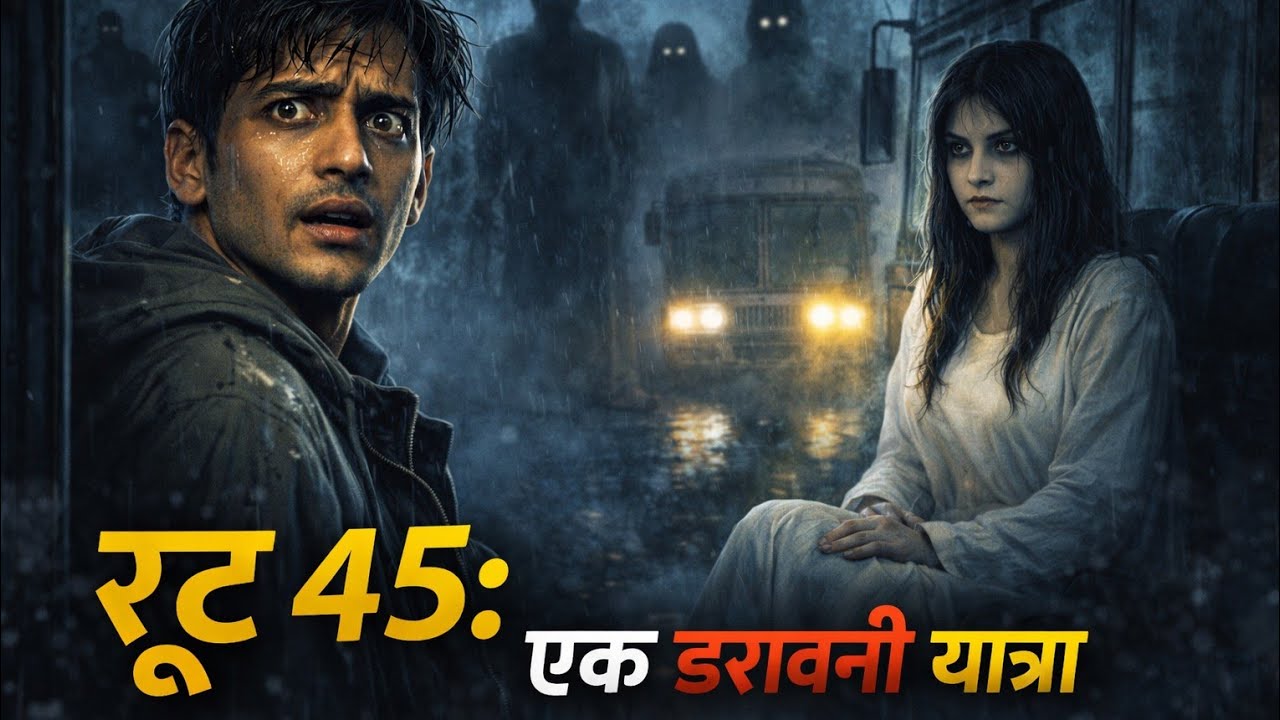 Main Us Bus Se Zinda Kaise Bacha? 😨 | Route 45 Horror | 2D Animation | Hindi Moral Story | Kahaniya 