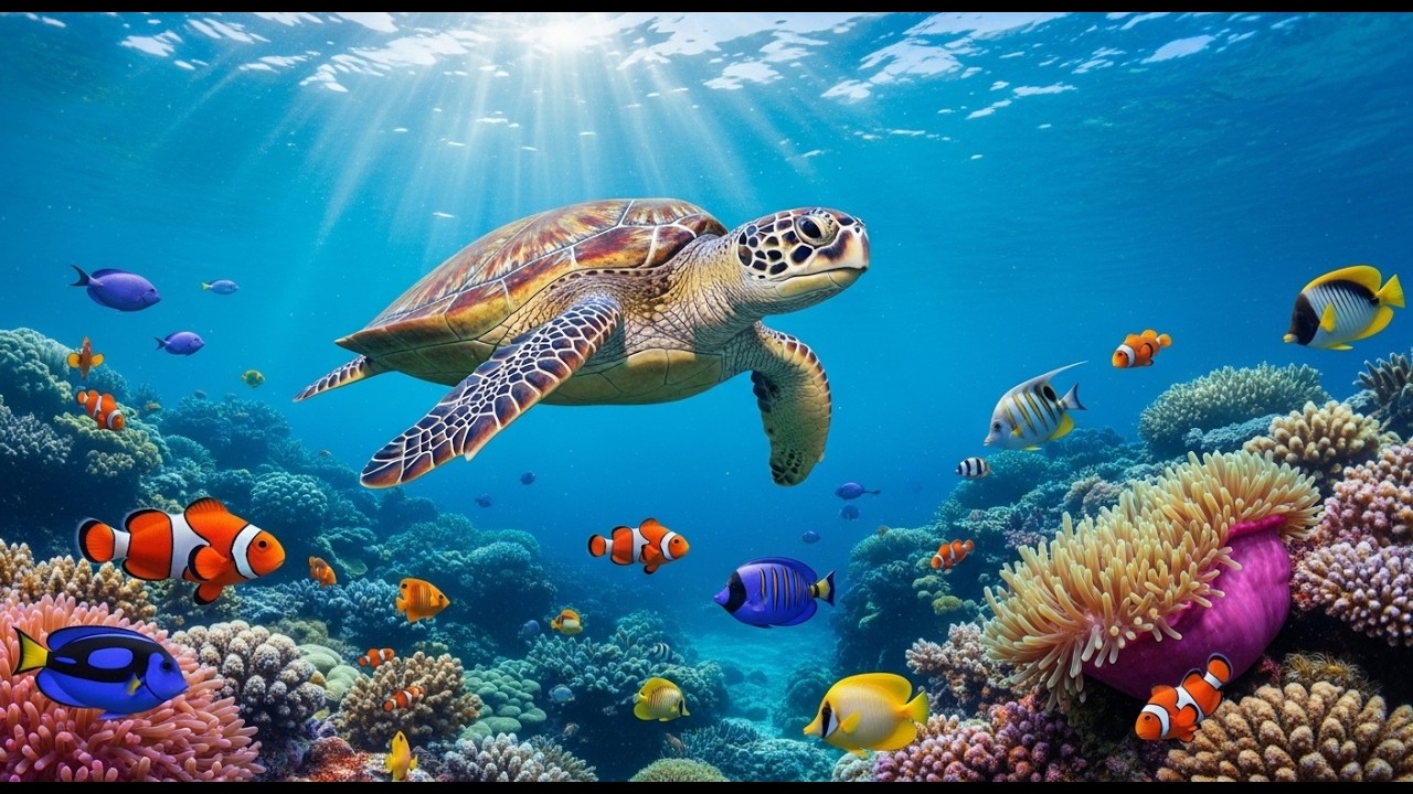 Stunning 4K Underwater World 🌊 Discover Calm Ocean Life & Colorful Fish