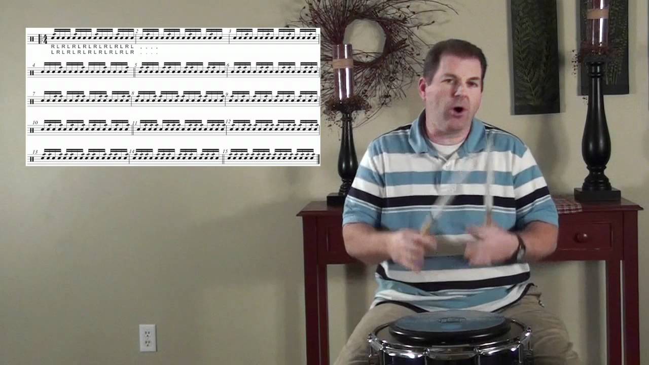 Drumming Expert Diddle Control Part 2, learn how to play drums