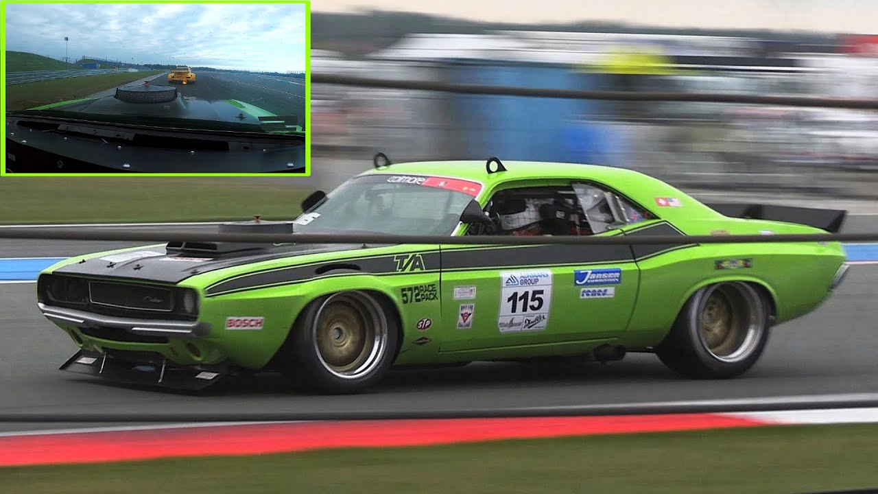 720HP 1970 Dodge Challenger T/A - 9.4L 572 V8 Race Car w/ Onboard! - Assen 2024