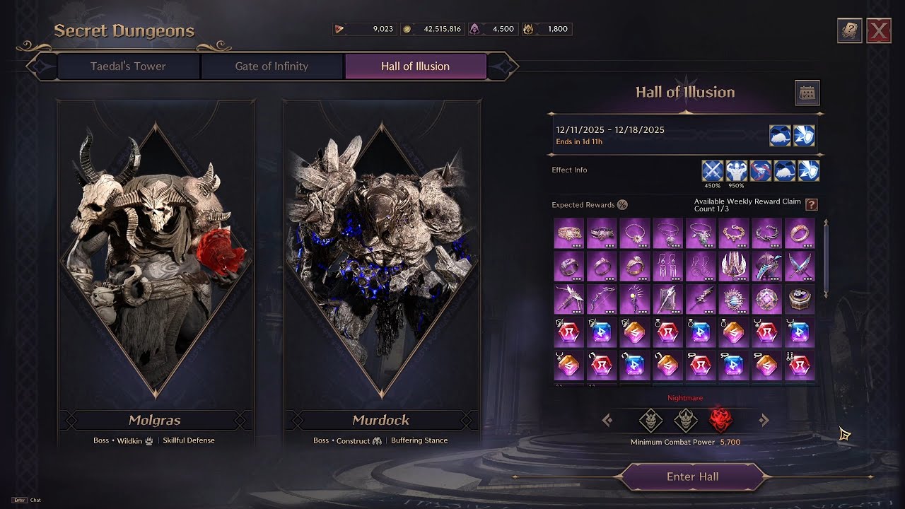 Throne & Liberty - Hall of Illusion - Molgras and Murdock Nightmare - Invocator