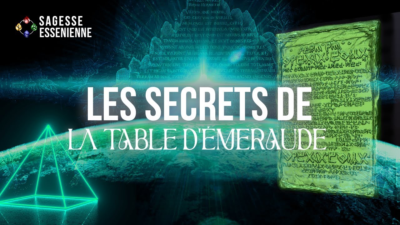 La table d'émeraude enfin dévoilée