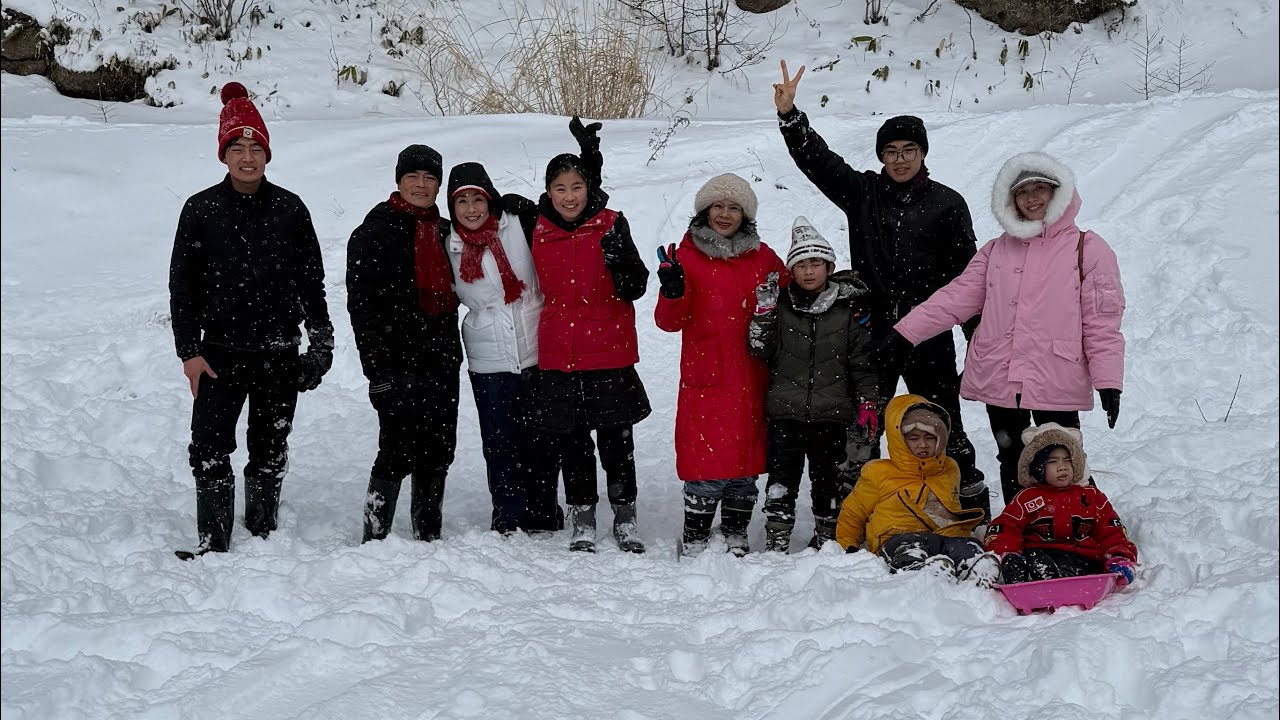 Cùng gia đình vui vẻ trên núi tuyết gunma japan 24-1-2026 
