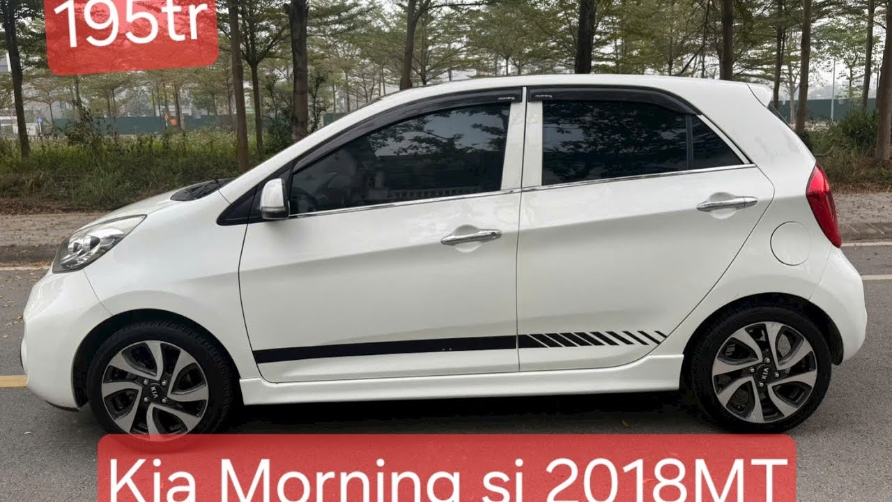 📣Kia Morning si 2018MT,🏅Máy số, cột kèo, sắt si zin, ko tai nạn- ngập nước☎️ 0982.131.636