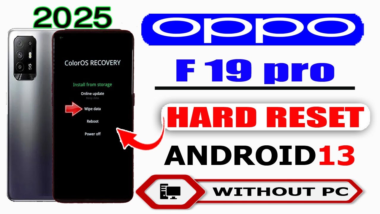 OPPO F19 PRO HARD RESET 2025