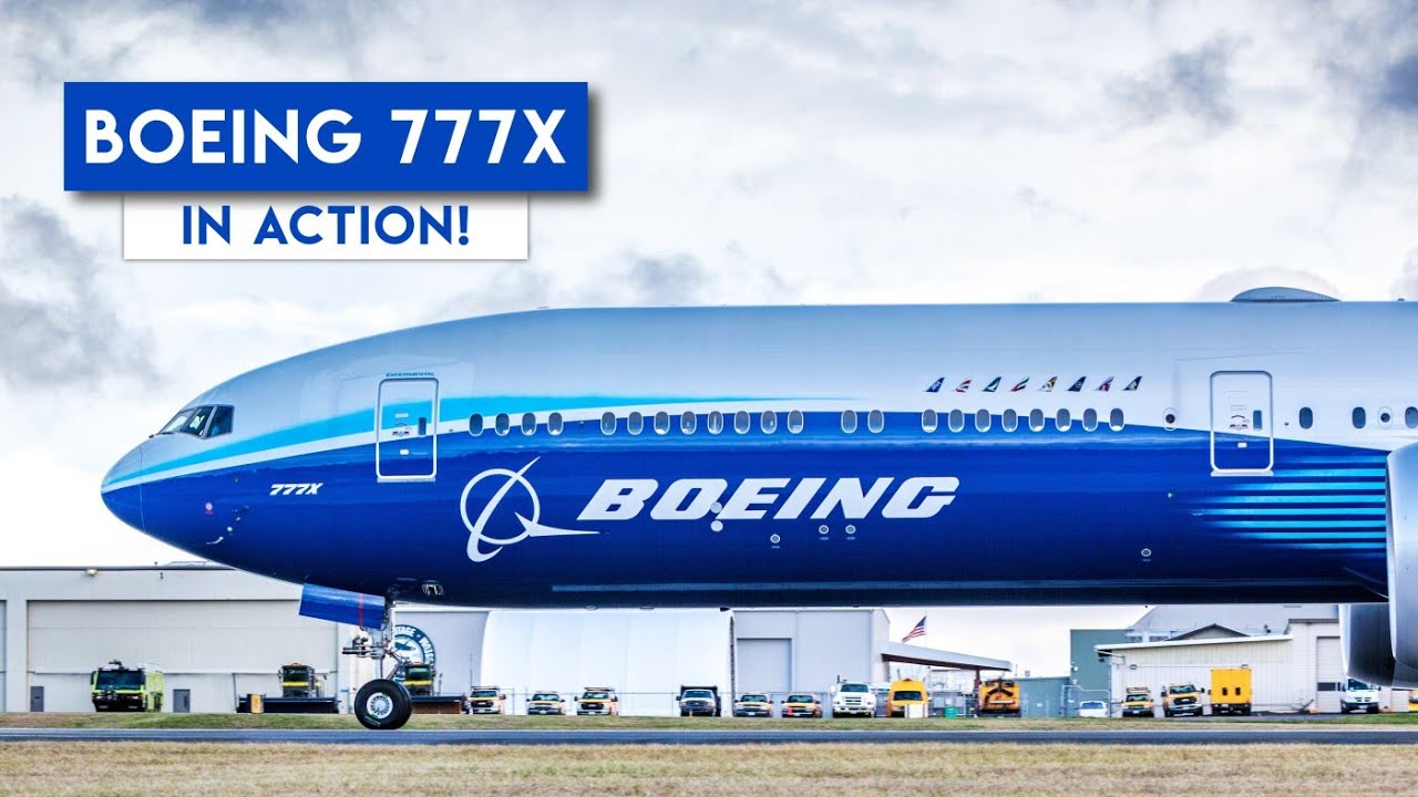 Boeing 777X in Action!
