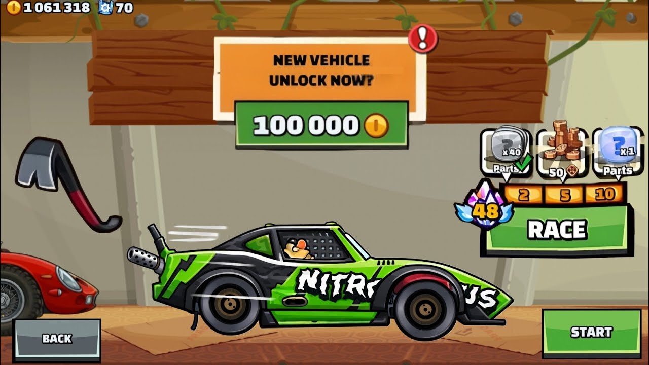 HILL CLIMB RACING 2 - NEW VEHICLE & NEW UPDATE 1.72.0 GAMEPLAY 🥳. #hcr2 #hillclimbracing2 