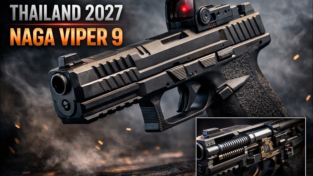 Thailand 2027 Naga Viper 9 🔥 ปืนพกไทยเจเนอเรชันใหม่ | รีวิวเต็ม & เจาะลึกทุกมิติ