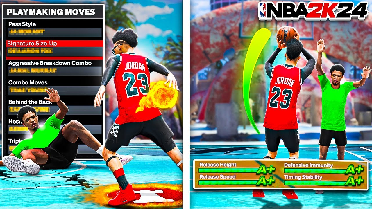 This JUMPSHOT and SIGS made my “6'8 DEMIGOD” BUILD UNSTOPPABLE in NBA 2K24..