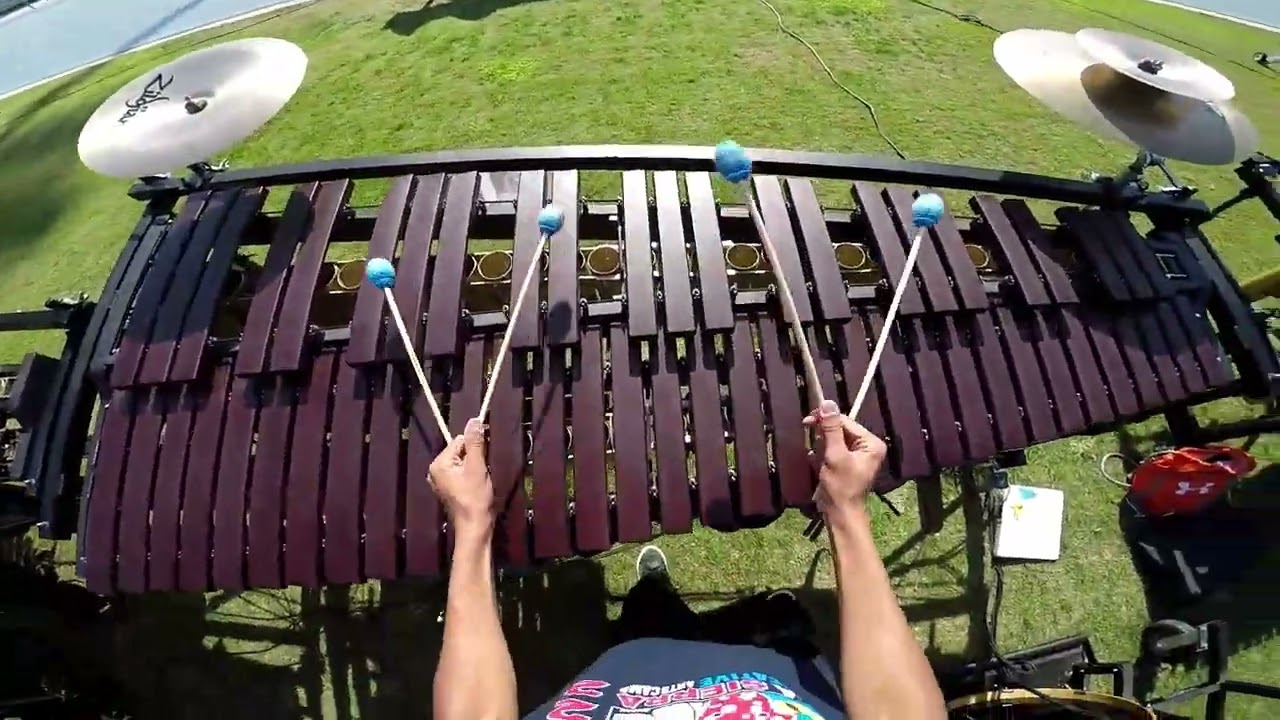 Clovis High School Front Ensemble Center Marimba Cam (Frank Buma)
